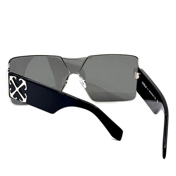 Off-White Black and Silver Sunglasses - Picture 9 of 11